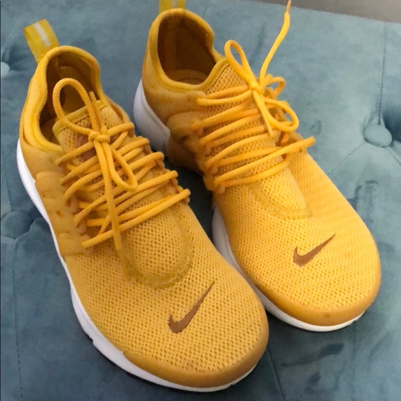 nike presto mustard yellow